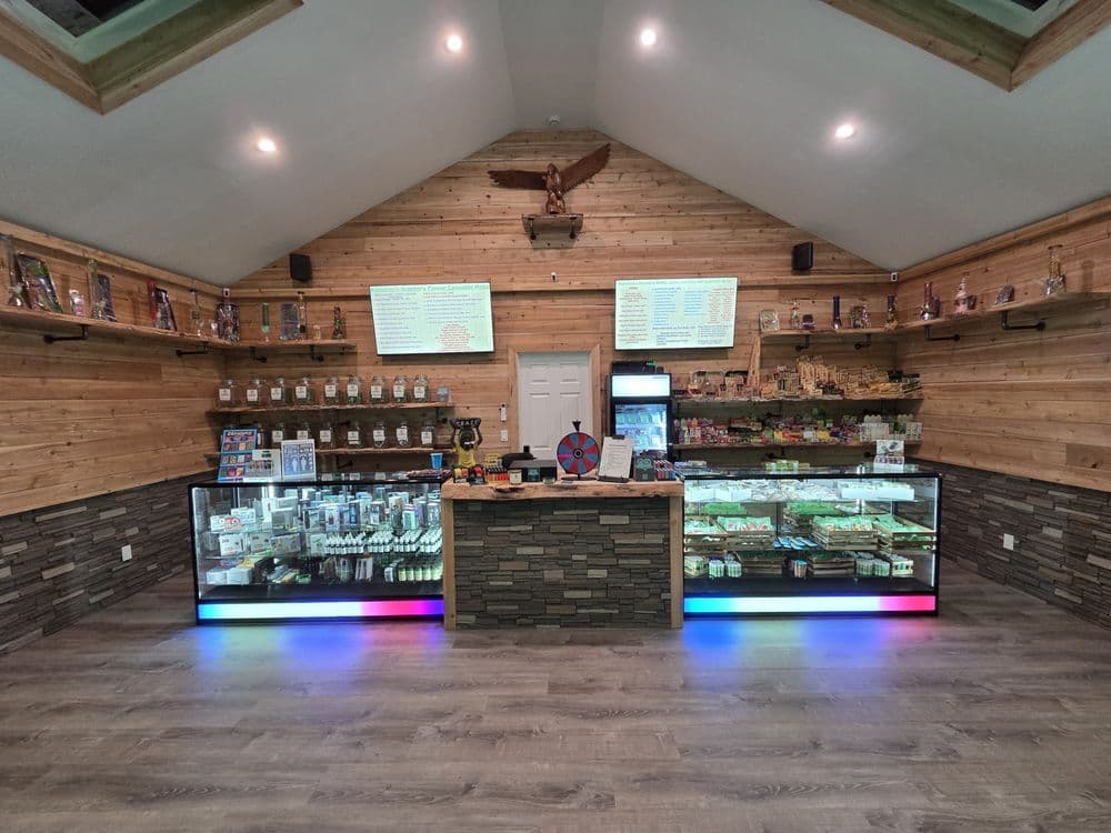 Raindrops Greenery NYC dispensary interior
